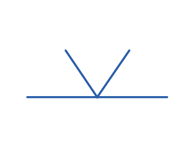 V-Naht Symbol