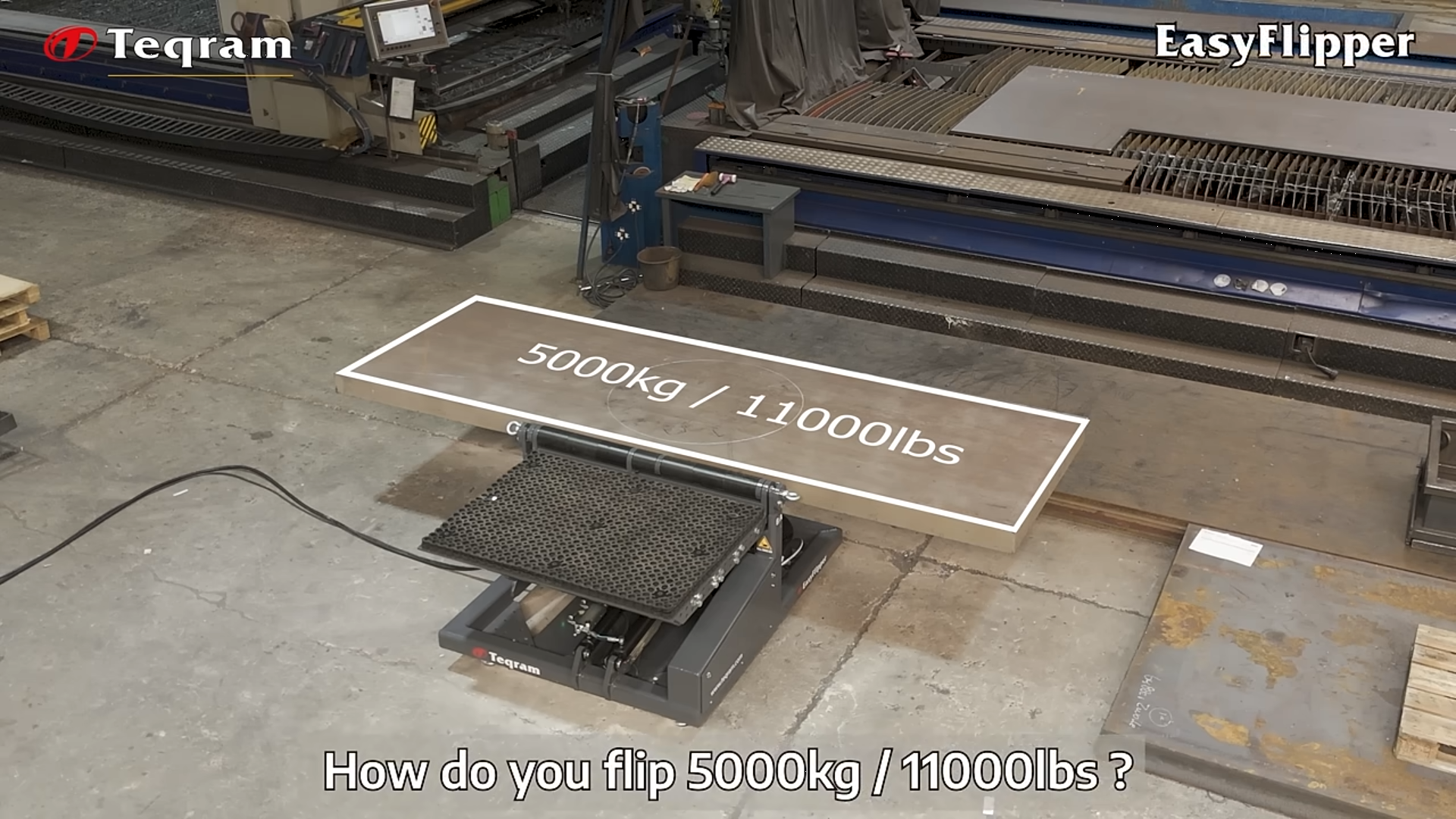 EasyFlipper Hydraulic in operation